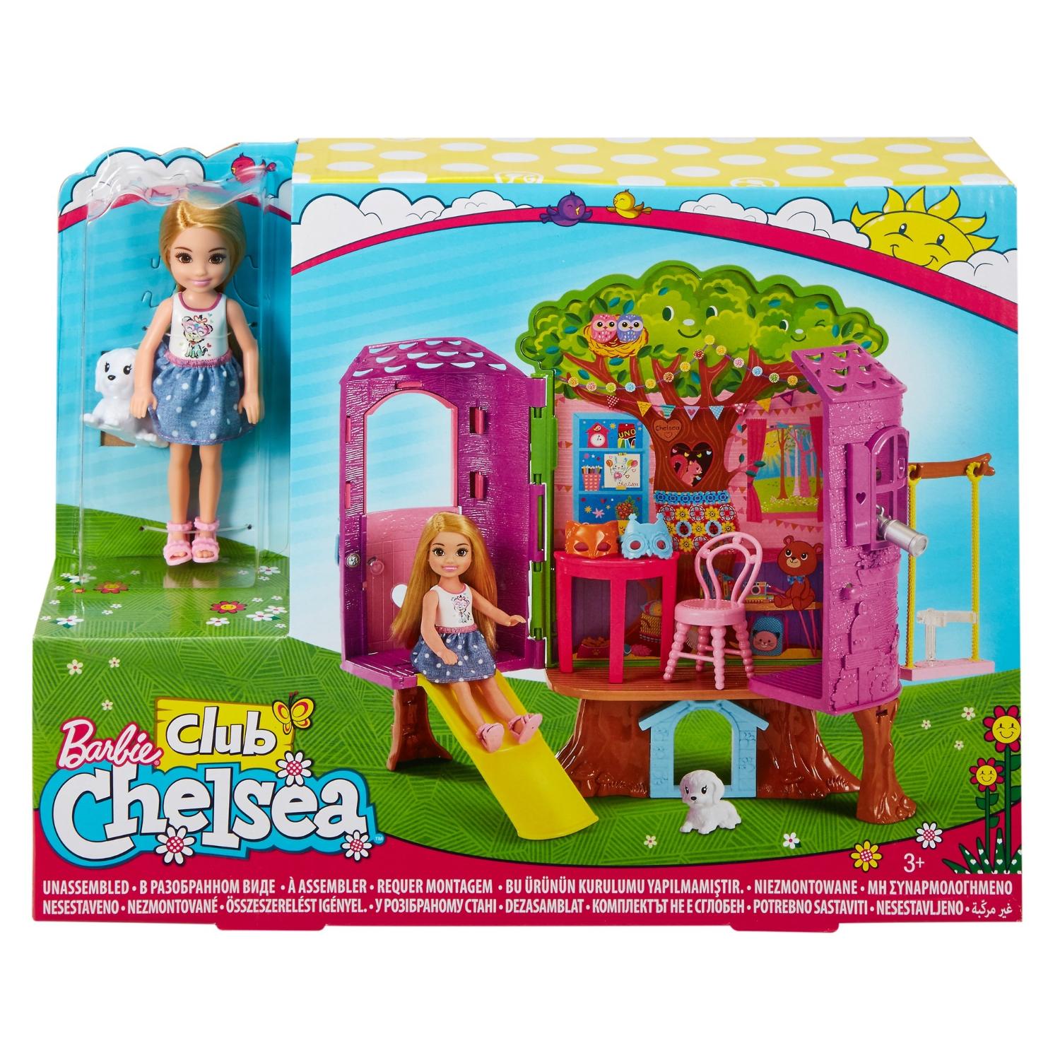 Игровой набор – Домик на дереве с куклой Челси. Barbie  